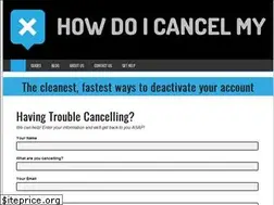Sites similar to howdoicancelmy.com