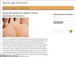 Sites similar to howdoigetridofwarts.com