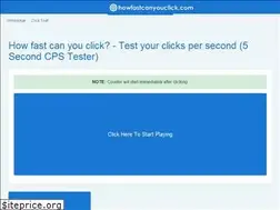 Sites similar to howfastcanyouclick.com