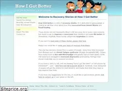 Sites similar to howigotbetter.com