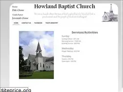 Sites similar to howlandbaptist.org