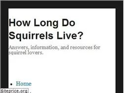 Sites similar to howlongdosquirrelslive.com