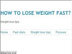 Sites similar to howloseweightfasttips.com