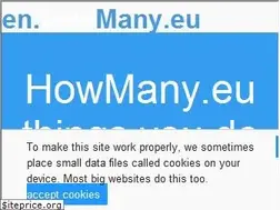Sites similar to howmany.eu