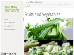 Sites similar to howmanycalories.com