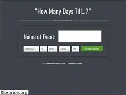 Sites similar to howmanydaystill.com