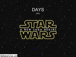 Sites similar to howmanydaysuntilstarwars.com