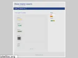 Sites similar to howmanyusers.com