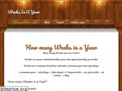 Sites similar to howmanyweeksinayear.weebly.com