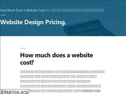 Sites similar to howmuchdoesawebsitecost.com