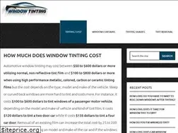 Sites similar to howmuchdoeswindowtintingcost.com