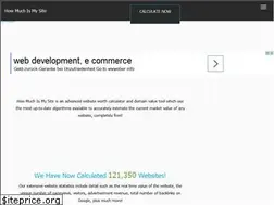 Sites similar to howmuchismysite.com