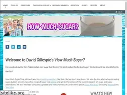 Sites similar to howmuchsugar.com