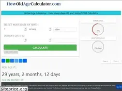 Sites similar to howoldagecalculator.com