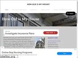 Sites similar to howoldismyhouse.com