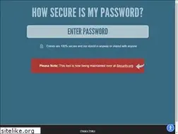 Sites similar to howsecureismypassword.net