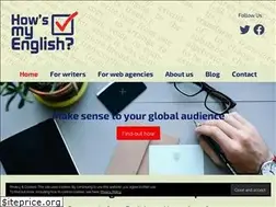Sites similar to howsmyenglish.com