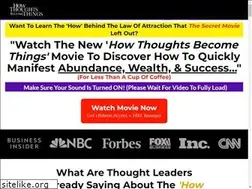 Sites similar to howthoughtsbecomethingsfilm.com