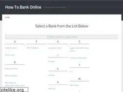 Sites similar to howtobankonline.org