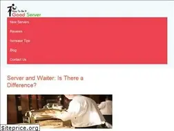 Sites similar to howtobeagoodserver.com