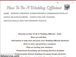Sites similar to howtobeaweddingofficiant.com