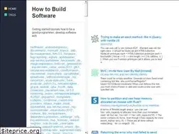 Sites similar to howtobuildsoftware.com
