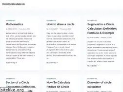 Sites similar to howtocalculate.in