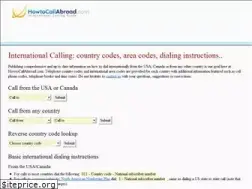Sites similar to howtocallabroad.com