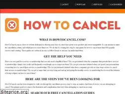 Sites similar to howtocancel.com