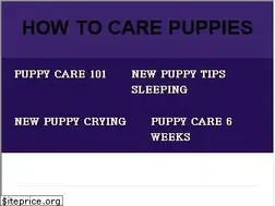 Sites similar to howtocarepuppies.com
