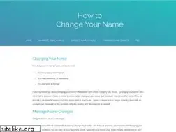 Sites similar to howtochangeyourname.com.au