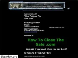 Sites similar to howtoclosethesale.com