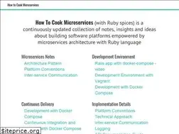 Sites similar to howtocookmicroservices.com