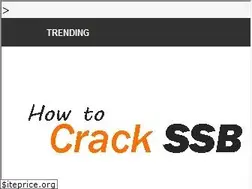 Sites similar to howtocrackssb.in
