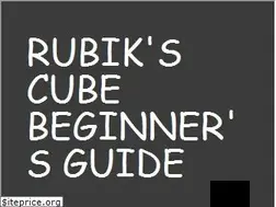 Sites similar to howtocube.com