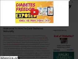 Sites similar to howtocurediabetesnaturally.net