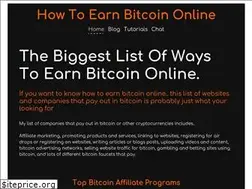 Sites similar to howtoearnbitcoinonline.com