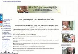 Sites similar to howtoenjoyhummingbirds.com