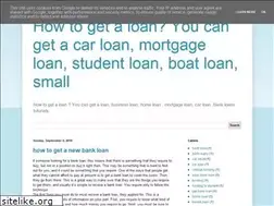 Sites similar to howtogetaloan2010.blogspot.com