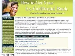 Sites similar to howtogetbackanexgirlfriend.com