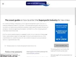 Sites similar to howtogetintoyachting.com