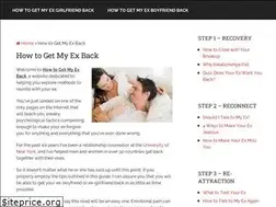 Sites similar to howtogetmyex.com