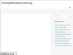Sites similar to howtojailbreakiphone4s.org