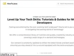 Sites similar to howtojava.net