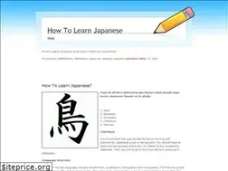 Sites similar to howtolearnjapanese.weebly.com
