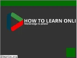 Sites similar to howtolearnonline.info