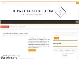 Sites similar to howtoleather.com