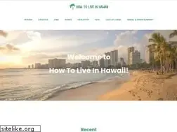 Sites similar to howtoliveinhawaii.com