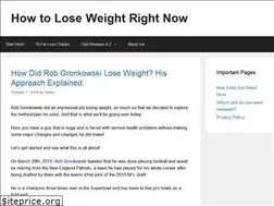 Sites similar to howtoloseweightrightnow.org
