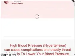 Sites similar to howtolowerblood-pressure.com